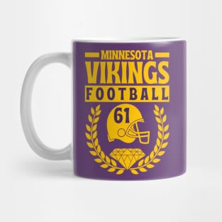 Minnesota Vikings 61 Helmet American Football Mug